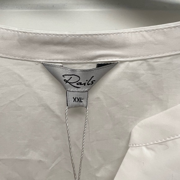 NWT XXL white dress with tie waist. - Picture 3 of 5